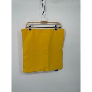 Phantoscope Throw Pillow Cover Yellow Square Waterproof for Couch Tent Sunbrella